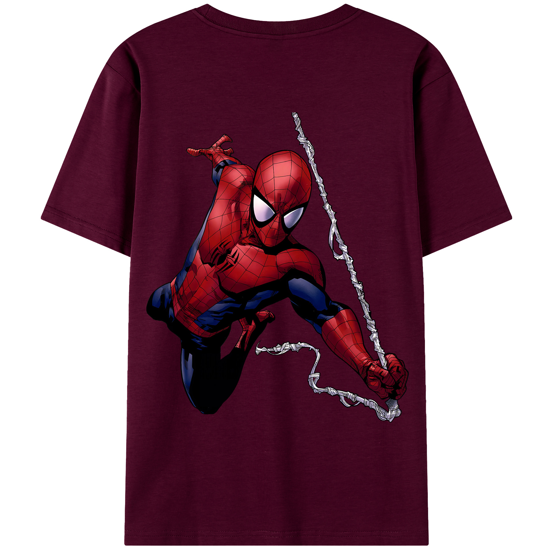 （画像用） Spider Man スパイダーマン レディース半袖Tシャツ(バックプリント)